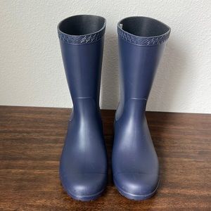 Ugg Rain Boots Size 6 Navy Blue